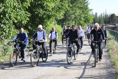 Kayseri Yahyalı'da bisiklet turu