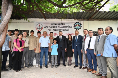 Meslek lisesi öğrencileri ailelerle buluşuyor