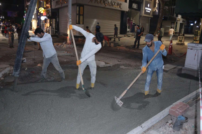 İzmit’in yolları betonlaşıyor