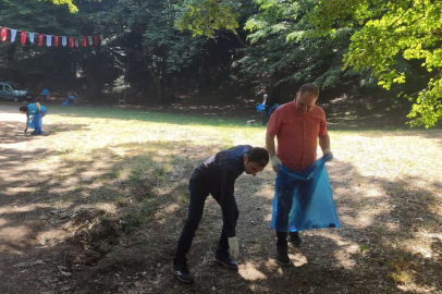 Kocaeli İzmit'te 210 kilogram atık toplandı