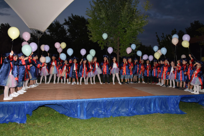 Manisalı minikler mezuniyet heyecanı yaşadı