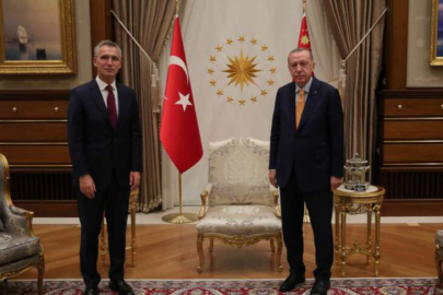 Erdoğan Stoltenberg ile görüştü