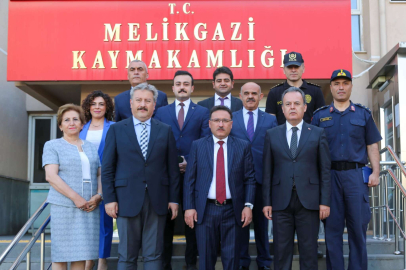 Kayseri Valisi Gökmen Çiçek'ten Melikgazi'ye ziyaret