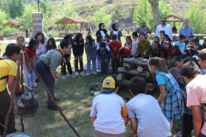 Ankara Kalecik'te çocuklara izcilik aşısı