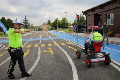 Kocaeli'de Trafik Eğitim Parkı’nda ilk ders Başkan'dan