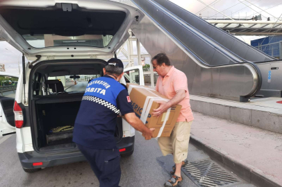 Kocaeli Zabıtası zorda kalanın yanında