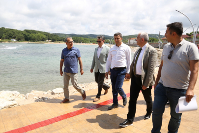 Kocaeli Kandıra'da Seyrek Plajı'na inceleme