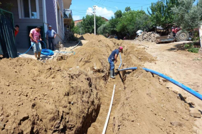 Manisa Salihli'de içme suyu hatları yenileniyor