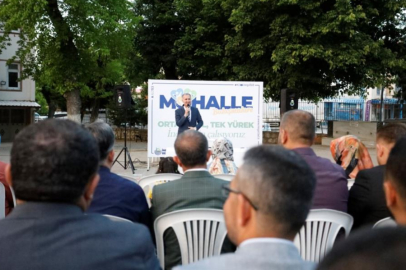 Bursa İnegöl'de mahalle buluşmaları Mahmudiye'de gerçekleşti