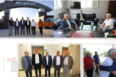 Başkan Zeybek’den iş insanlarına ziyaret