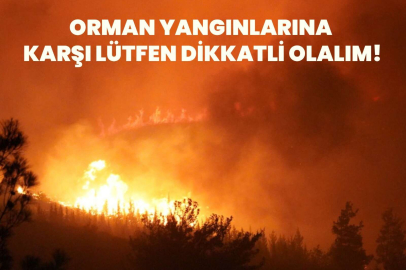 Muğla Milas'tan orman yangınlarına karşı duyarlılık çağrısı