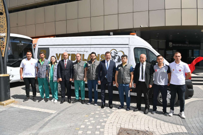 Vetbüs ve Vetbülans yangında yaralı
