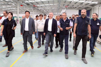 Kocaeli'de Koreli fabrikaya ziyaret