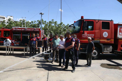 Adıyaman’da itfaiye filosuna yeni araçlar eklendi