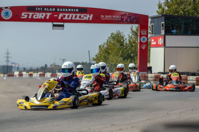 Karting heyecanı İstanbul Tuzla'da sürüyor