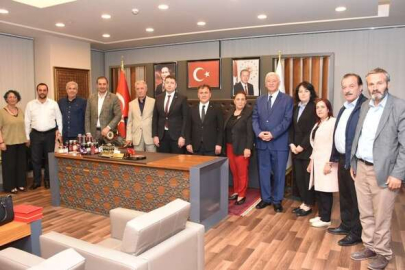 Kent Konseyi’nden Başkan Çimen’e ziyaret