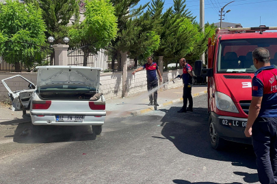 Adıyaman'da ihtara uymadı... İstinat duvarı durdurdu!