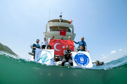 Bursa Gemlik Körfezi’nde ‘bayram' dalışı