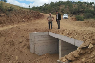 Manisa Demirci'de menfez yatırımları sürüyor