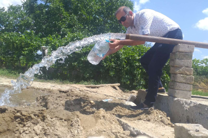 Manisa Sarıgöl'de saniyede 5 litre verimli sondaj