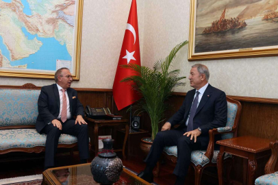 KKTC Ankara Büyükelçisi'nden Bakan Akar'a veda