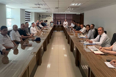 Manisa'da ilçe şeflerinden aylık toplantı