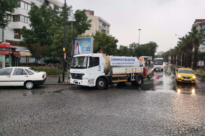 Çanakkale sağanak yağışa hazırlıklı yakalandı