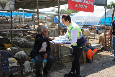 Kurban alanında dondurma imkanı