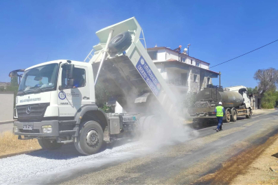 Muğla'da Bodrum'da 11 kilometrelik asfalt