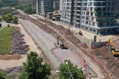 Kocaeli Derince'de toprakarme imalatına devam