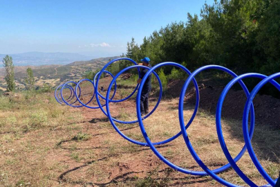 Manisa Ahmetli'de verimli su çalışması