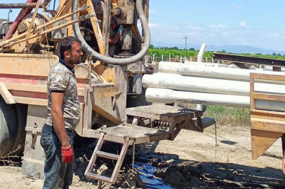 Manisa Saruhanlı'da içme suyuna bir sondaj daha