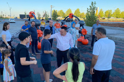 Diyarbakır Bağlar'da şimdiden çocukların mekanı oldu