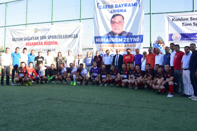 Malatya'da 'Muharrem Zeyno' anısına futbol turnuvası