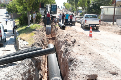 Nevşehir'de alt yapı çalışması tam gaz