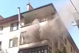Diyarbakır Yenişehir'de apartman dairesindeki yangın korkuttu