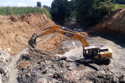 Kocaeli Büyükşehir'de İzmit Yenice Köyü’ne menfez