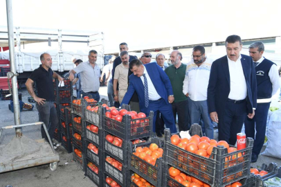 Malatya'da sebze ve meyve haline ziyaret