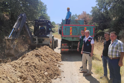 Manisa Çeşneli'de alt yapı çalışmaları