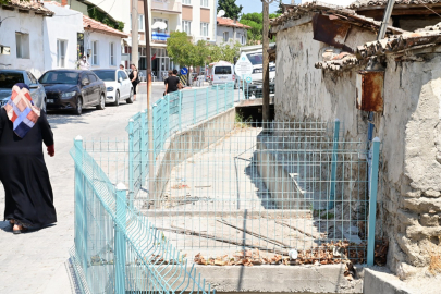 Manisa Akhisar'da dere yatağına önlem