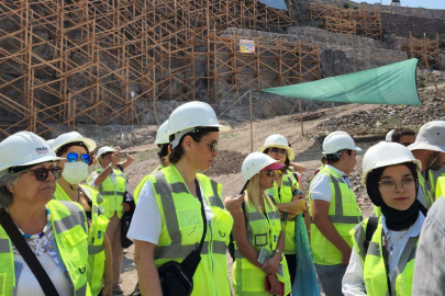 Meclis kültürel miras şantiyelerini gezdi