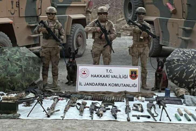 Hakkari'de Eren Abluka-29'da çok sayıda mühimmat ele geçirildi