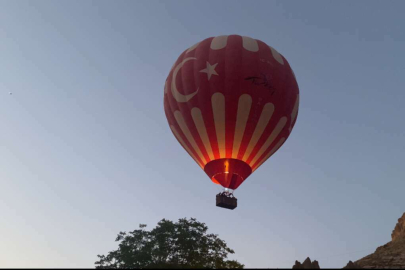 Kayseri'de balonlar havalandı