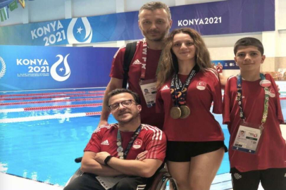 Milli Yüzücüler 3 altın 1 gümüş kazandı