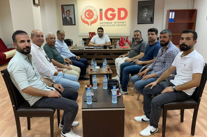 Adıyaman'da İYİ Partililerden İnternet Gazetecileri'ne ziyaret