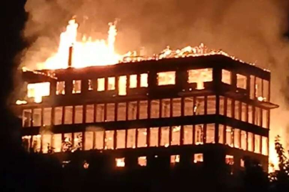 Bursa’da ilçeyi ayağa kaldıran yangın