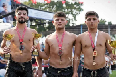 Sakarya pehlivanlarından gurur tablosu
