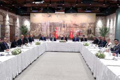 Cumhurbaşkanı Erdoğan TİM üyelerini kabul etti