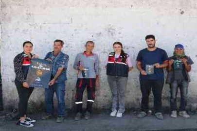 Bingöl Jandarması'ndan 'Kadına El Kal-Ka-Maz' çalışması