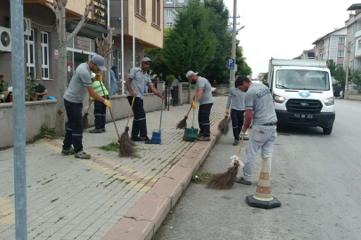 Kütahya'da rutin temizlik sürüyor